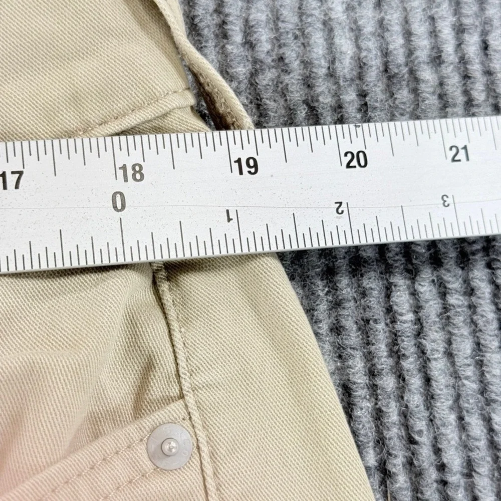 Levis 514 Straight Fit Khaki Tan Pants Mens W36 L29 Cotton Blend 00514-1865